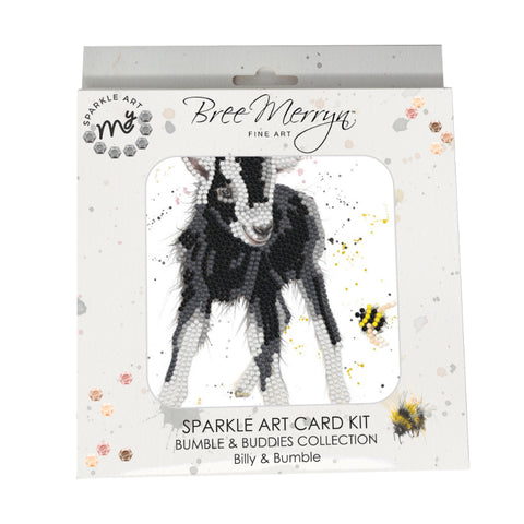 Billy & Bumble Dimond Art Card Kit By Bree Merryn Fine Art By My Sparkle Art Creative World of Craft BMSA025
