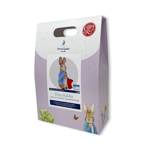 Beatrix Potter Peter Rabbit and His Pocket Handkerchief Peter Rabbit Felting Kit By The Crafty Kit Company CKC-BEATRIX-003