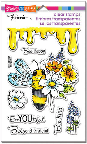 Bee Kind Photopolymer Stamps Franis By Stampendous SSC1430