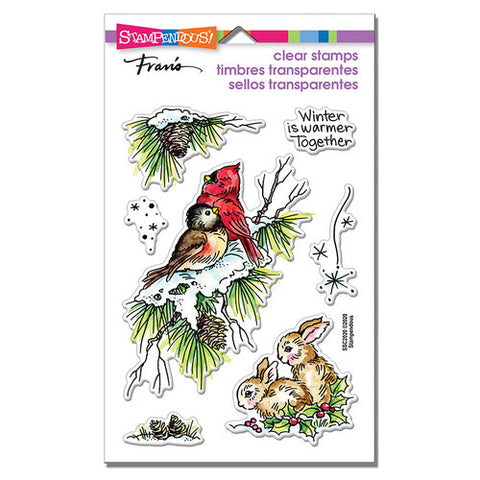 Birds and Bunnies Clear Transparentes Stamps Franis By Stampendous SSC2020