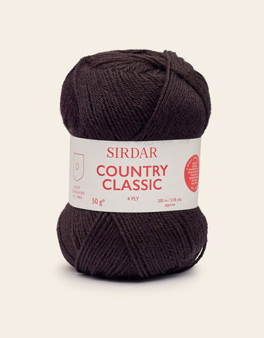 Black Country Classic 4 Ply Yarn - 50g Ball By Sirdar F247 0973