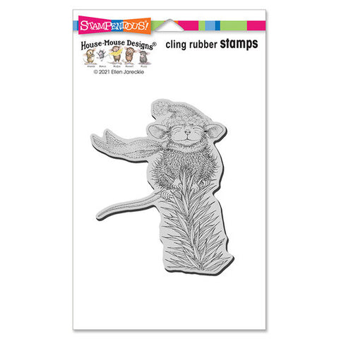 Breezy Pine House Mouse Designs Cling Rubber Stamp By Stampendous HMCW17