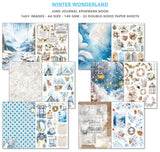Winter Wonderland Junk Journal & Ephemera Paper Book A4 32 Pages By Ciao Bella CBB001