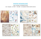 Winter Wonderland Junk Journal & Ephemera Paper Book A4 32 Pages By Ciao Bella CBB001