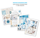Winter Wonderland Junk Journal & Ephemera Paper Book A4 32 Pages By Ciao Bella CBB001