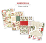Christmas Vibes Junk Journal & Ephemera Paper Book A4 32 Pages By Ciao Bella CBB003