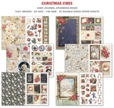 Christmas Vibes Junk Journal & Ephemera Paper Book A4 32 Pages By Ciao Bella CBB003