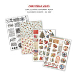 Christmas Vibes Junk Journal & Ephemera Paper Book A4 32 Pages By Ciao Bella CBB003