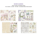 Secret Garden Summer Days Junk Journal & Ephemera Paper Book A4 32 Pages By Ciao Bella CBB007