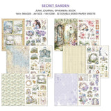 Secret Garden Summer Days Junk Journal & Ephemera Paper Book A4 32 Pages By Ciao Bella CBB007