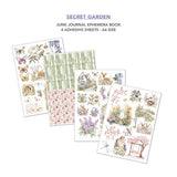 Secret Garden Summer Days Junk Journal & Ephemera Paper Book A4 32 Pages By Ciao Bella CBB007