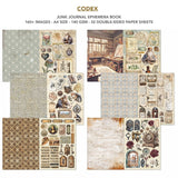 Codex Junk Journal & Ephemera Paper Book A4 32 Pages By Ciao Bella CBB008