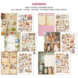 Cookbook Days Junk Journal & Ephemera Paper Book A4 32 Pages By Ciao Bella CBB009