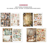 Cookbook Days Junk Journal & Ephemera Paper Book A4 32 Pages By Ciao Bella CBB009