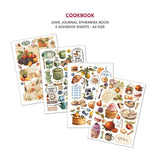 Cookbook Days Junk Journal & Ephemera Paper Book A4 32 Pages By Ciao Bella CBB009