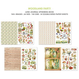 Woodland Party Junk Journal & Ephemera Paper Book A4 32 Pages By Ciao Bella CBB011