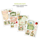 Woodland Party Junk Journal & Ephemera Paper Book A4 32 Pages By Ciao Bella CBB011