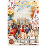 Back To School Summer Days Junk Journal & Ephemera Paper Book A4 32 Pages By Ciao Bella CBB012