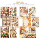 Hello Fall Junk Journal & Ephemera Paper Book A4 32 Pages By Ciao Bella CBB013