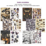 Dark Academia Junk Journal & Ephemera Paper Book A4 32 Pages By Ciao Bella CBB014
