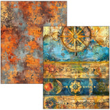 Past Time Mixed Media Book Papers Junk Journal / Scrapbooking By Lu Mania For Ciao Bella MA004