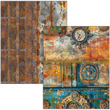 Past Time Mixed Media Book Papers Junk Journal / Scrapbooking By Lu Mania For Ciao Bella MA004