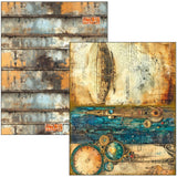 Past Time Mixed Media Book Papers Junk Journal / Scrapbooking By Lu Mania For Ciao Bella MA004