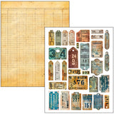Past Time Mixed Media Book Papers Junk Journal / Scrapbooking By Lu Mania For Ciao Bella MA004