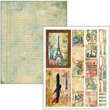 Journet Ahead Mixed Media Book Papers Junk Journal / Scrapbooking By Lu Mania For Ciao Bella MA006