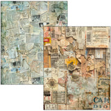 Journet Ahead Mixed Media Book Papers Junk Journal / Scrapbooking By Lu Mania For Ciao Bella MA006