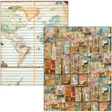 Journet Ahead Mixed Media Book Papers Junk Journal / Scrapbooking By Lu Mania For Ciao Bella MA006