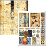 Journet Ahead Mixed Media Book Papers Junk Journal / Scrapbooking By Lu Mania For Ciao Bella MA006