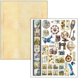 Journet Ahead Mixed Media Book Papers Junk Journal / Scrapbooking By Lu Mania For Ciao Bella MA006