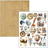 Journet Ahead Mixed Media Book Papers Junk Journal / Scrapbooking By Lu Mania For Ciao Bella MA006