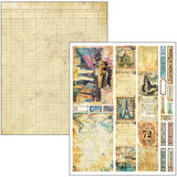 Journet Ahead Mixed Media Book Papers Junk Journal / Scrapbooking By Lu Mania For Ciao Bella MA006