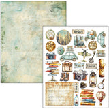 Journet Ahead Mixed Media Book Papers Junk Journal / Scrapbooking By Lu Mania For Ciao Bella MA006