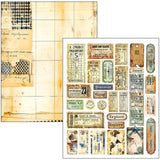 Journet Ahead Mixed Media Book Papers Junk Journal / Scrapbooking By Lu Mania For Ciao Bella MA006