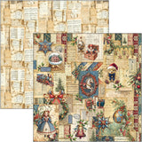 Toy Shop Christmas Patterns Pad 12x12 Paper Pad BY Ciao Bella CBT089