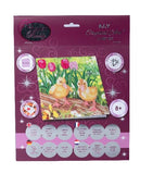 Spring Chicks Crystal Art - Dimond Art Card Kit 7x7 By Craft Buddy CCK-A98