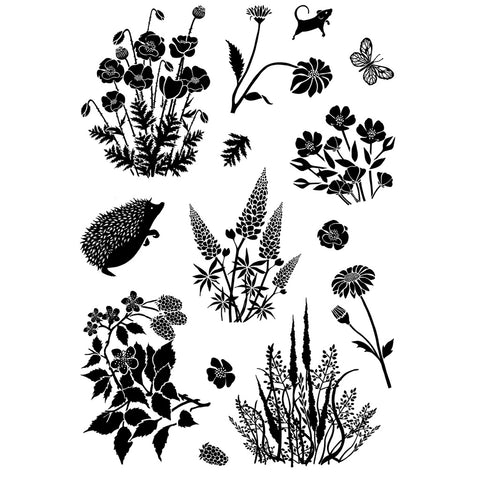 Field Florals Combinations Clear Stamp Set By Card-io CCSTFIE-02