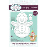 Snowman Paper Cuts Collection Craft Die By Cathie Shuttleworth Creative Expressions CEDPC1246