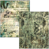 Time Capsule Mixed Media Book Papers Junk Journal / Scrapbooking By Lu Mania For Ciao Bella MA001