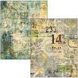 Time Capsule Mixed Media Book Papers Junk Journal / Scrapbooking By Lu Mania For Ciao Bella MA001