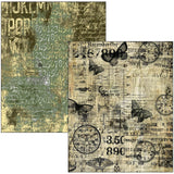 Time Capsule Mixed Media Book Papers Junk Journal / Scrapbooking By Lu Mania For Ciao Bella MA001
