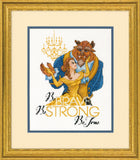 Disney Princess Be Brave - Be Strong - Be True Counted Cross Stitch Kit By Dimensions 70-35358