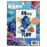 Disney Finding Dory Go With The Flow Counted Cross Stitch Kit By Dimensions 70.65173