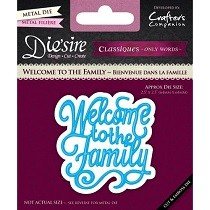 Welcome To The Family Die'sire Collection By Crafters Companion DSCFAMILY