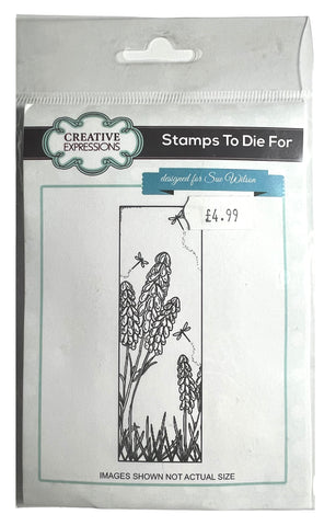 Dragonfly Mini Striplet Stamp UMS649 By John Lockwood for Creative Expressions