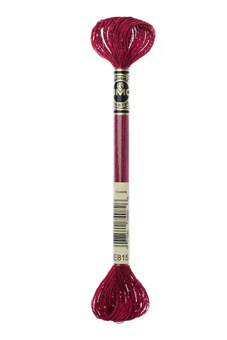Metallic Black Cherry - E815 DMC Mouliné Stranded Cotton Embroidery Tread By DMC