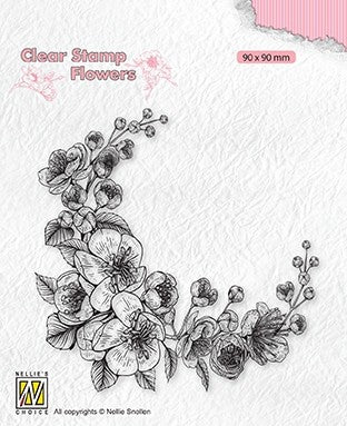 Blossom Corner Nellie Snellen Flower Clear Stamps FLO031